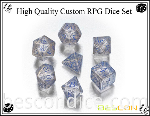 High Quality Custom RPG Dice Set